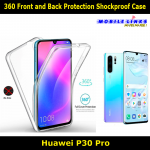 360 Front and Back Protection Shockproof Clear Case Cover For Huawei P30 Pro VOG-L29 Slim Fit Look